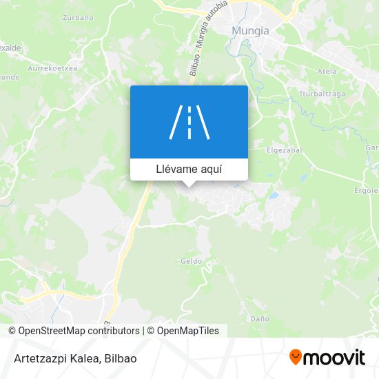 Mapa Artetzazpi Kalea