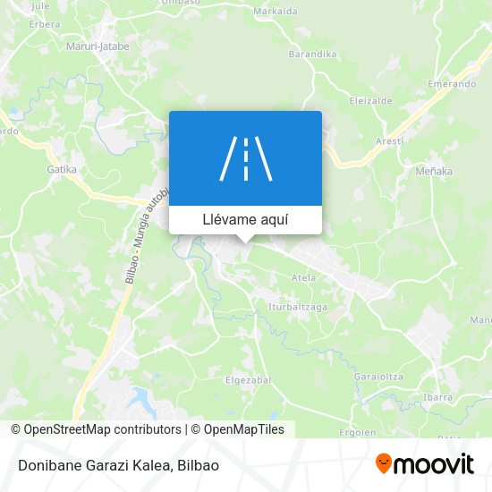 Mapa Donibane Garazi Kalea