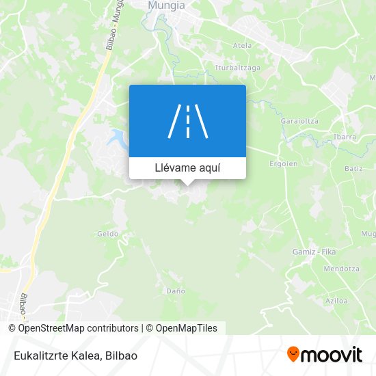 Mapa Eukalitzrte Kalea