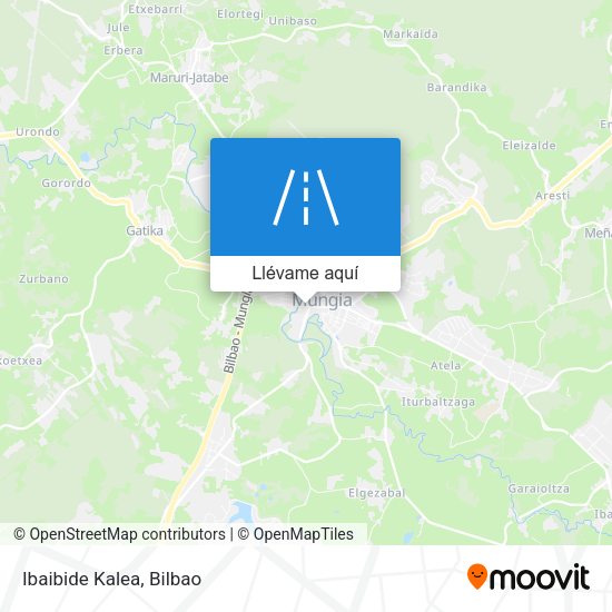 Mapa Ibaibide Kalea