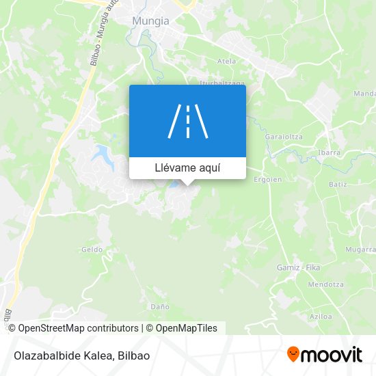 Mapa Olazabalbide Kalea