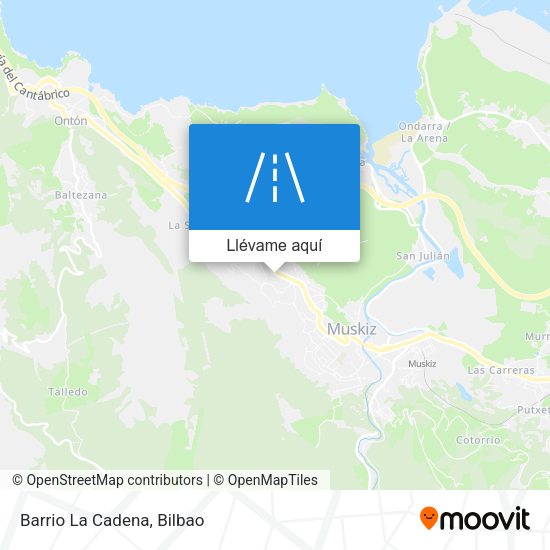 Mapa Barrio La Cadena
