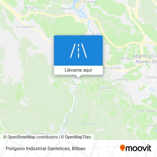 Mapa Polígono Industrial Santelices