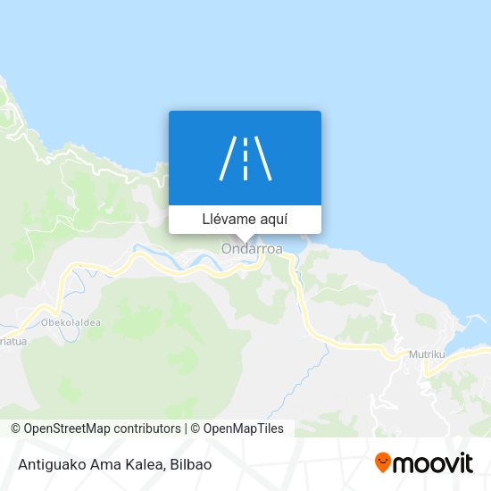 Mapa Antiguako Ama Kalea