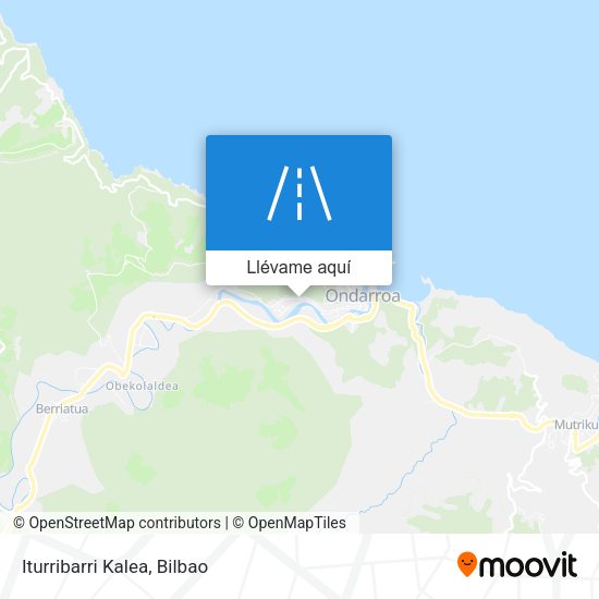 Mapa Iturribarri Kalea