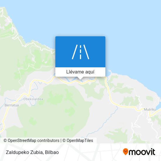 Mapa Zaldupeko Zubia