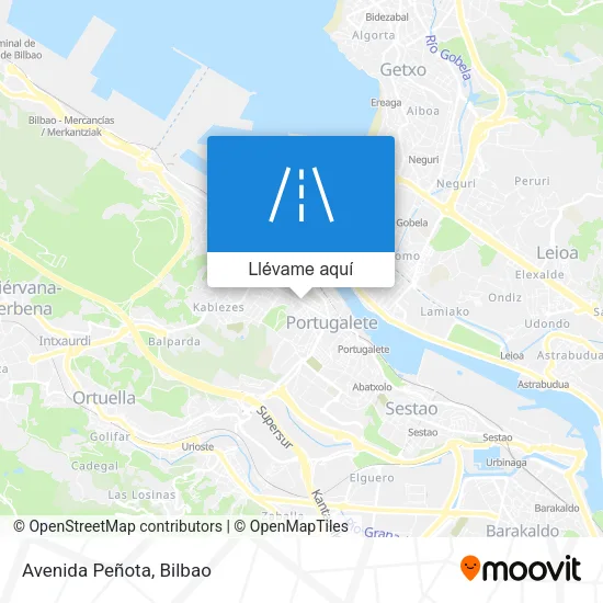 Mapa Avenida Peñota