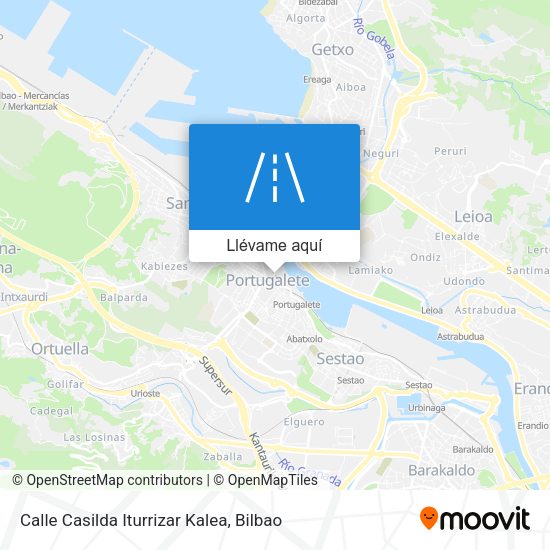 Mapa Calle Casilda Iturrizar Kalea