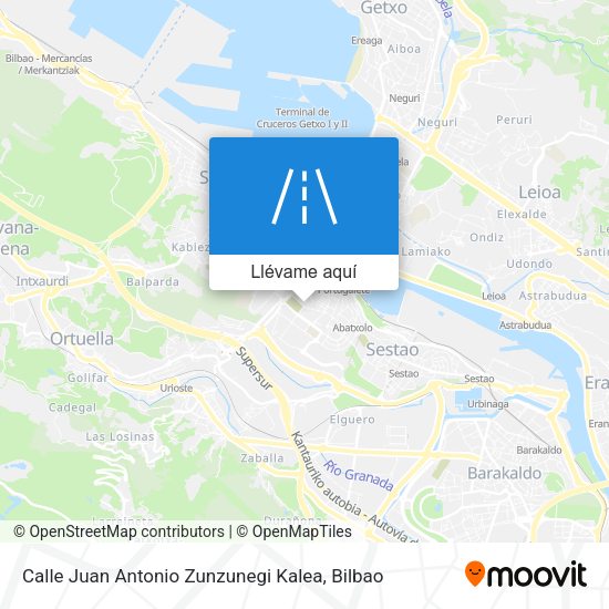 Mapa Calle Juan Antonio Zunzunegi Kalea
