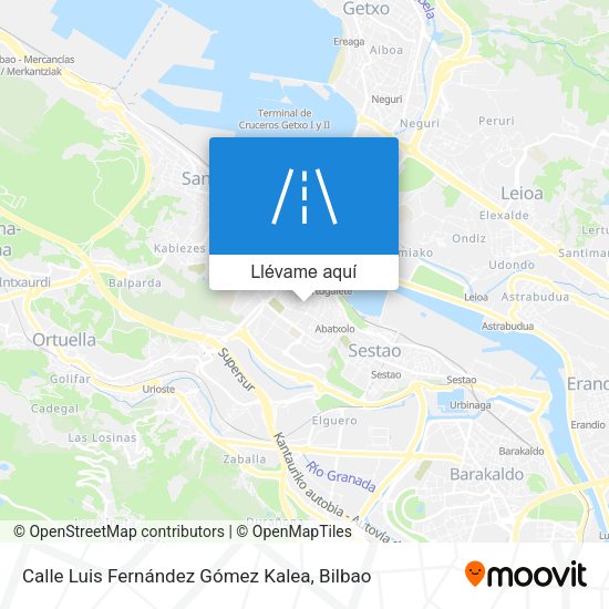 Mapa Calle Luis Fernández Gómez Kalea
