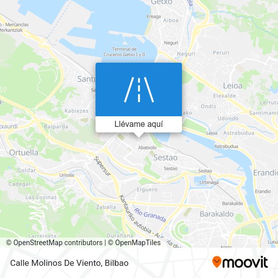 Mapa Calle Molinos De Viento