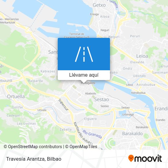 Mapa Travesía Arantza