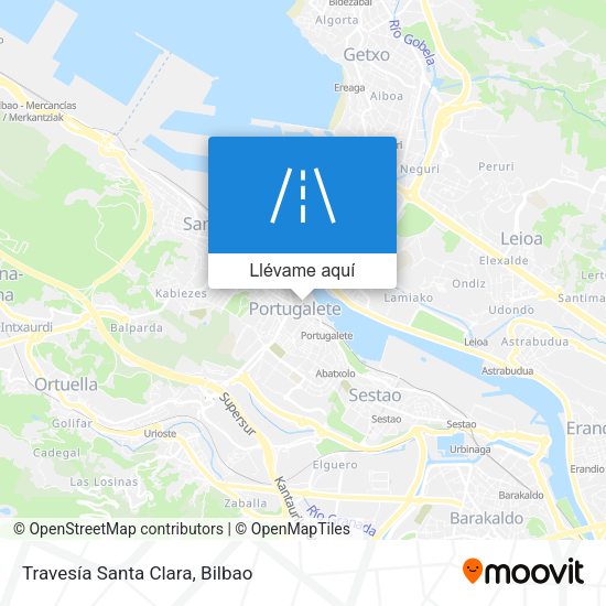 Mapa Travesía Santa Clara