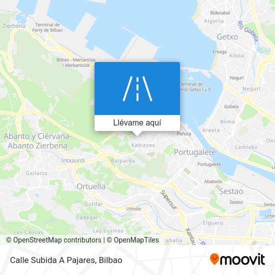 Mapa Calle Subida A Pajares