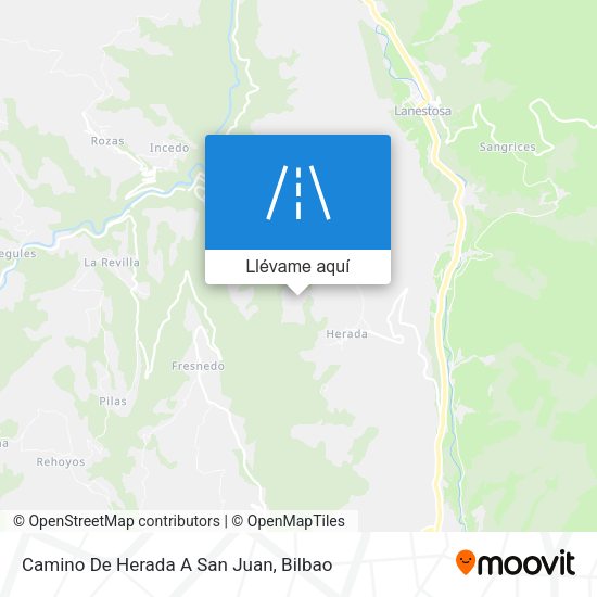 Mapa Camino De Herada A San Juan