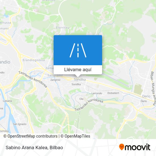 Mapa Sabino Arana Kalea