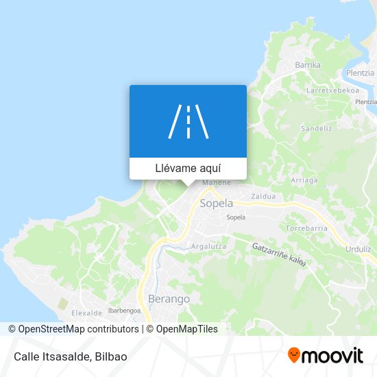 Mapa Calle Itsasalde