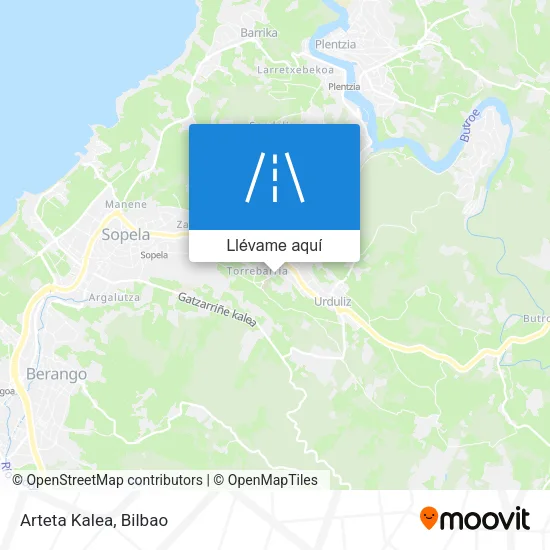 Mapa Arteta Kalea