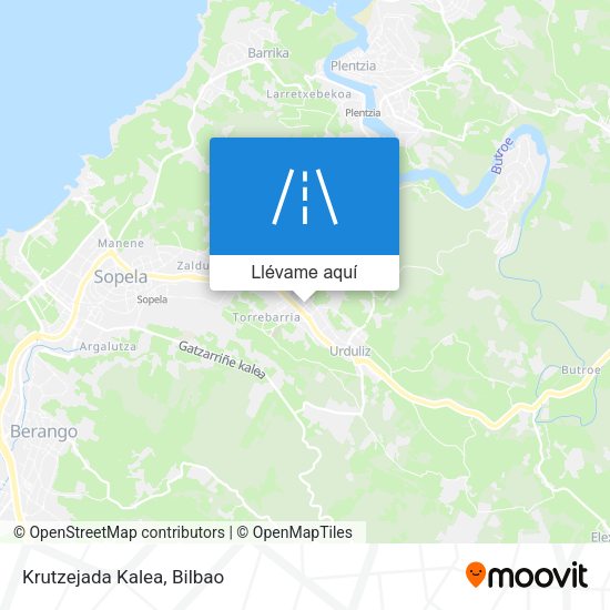 Mapa Krutzejada Kalea