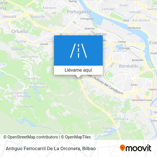 Mapa Antiguo Ferrocarril De La Orconera