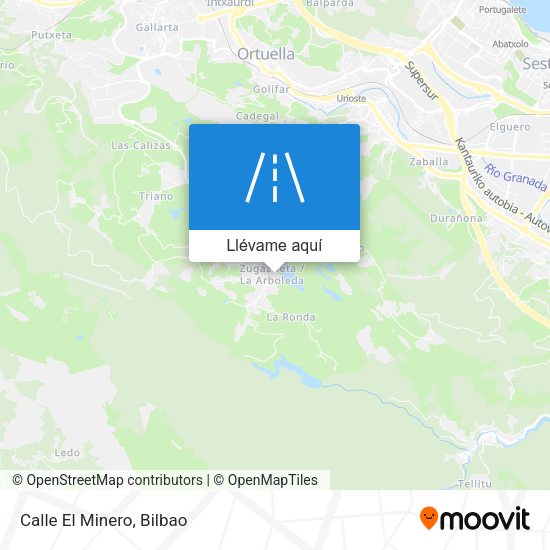 Mapa Calle El Minero