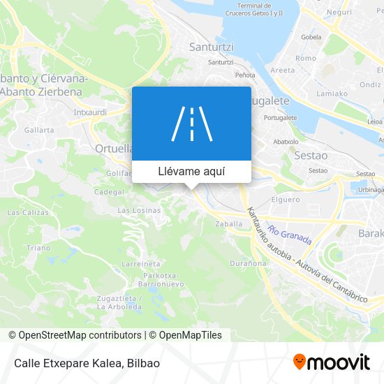 Mapa Calle Etxepare Kalea