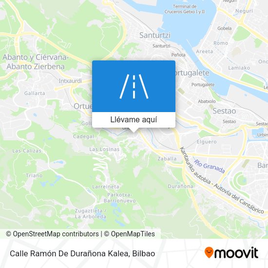 Mapa Calle Ramón De Durañona Kalea