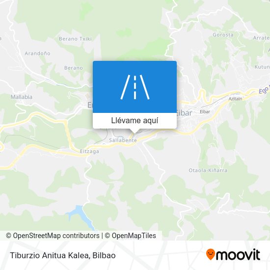 Mapa Tiburzio Anitua Kalea