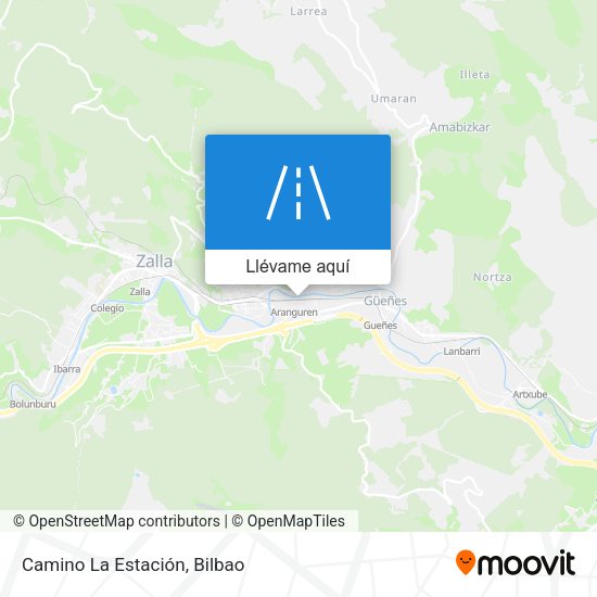 Mapa Camino La Estación