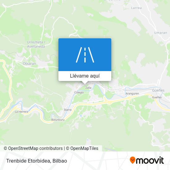 Mapa Trenbide Etorbidea