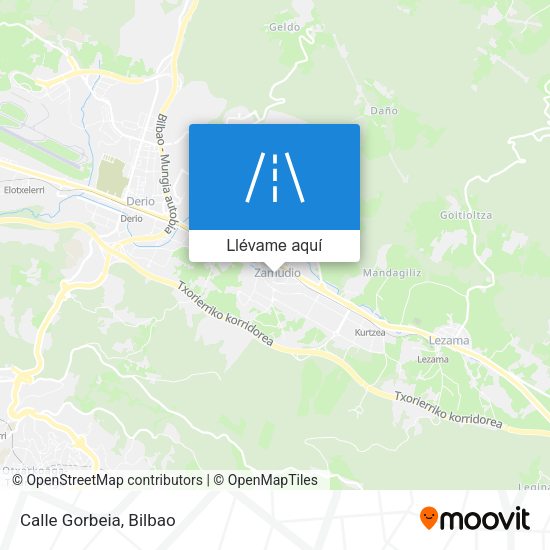Mapa Calle Gorbeia