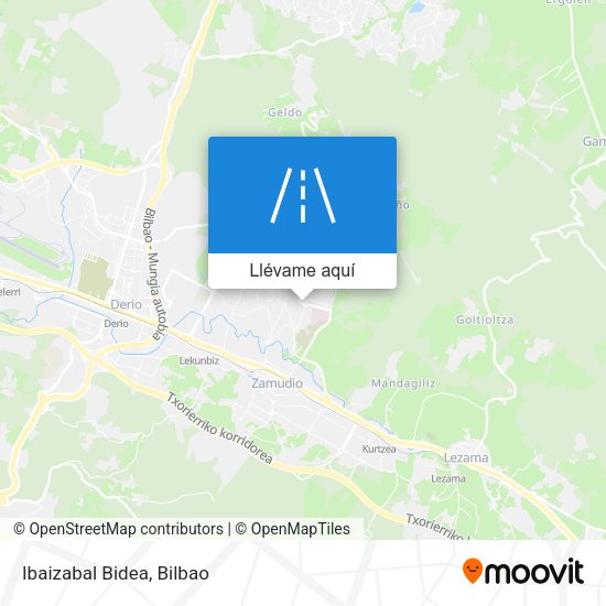 Mapa Ibaizabal Bidea