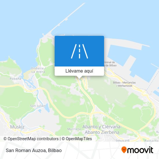 Mapa San Roman Auzoa
