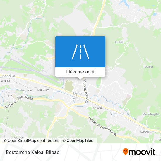Mapa Bestorrene Kalea