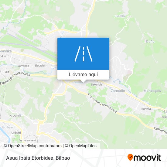 Mapa Asua Ibaia Etorbidea