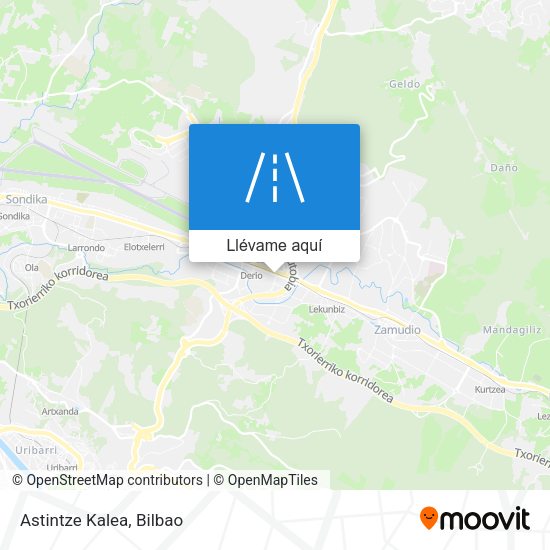Mapa Astintze Kalea