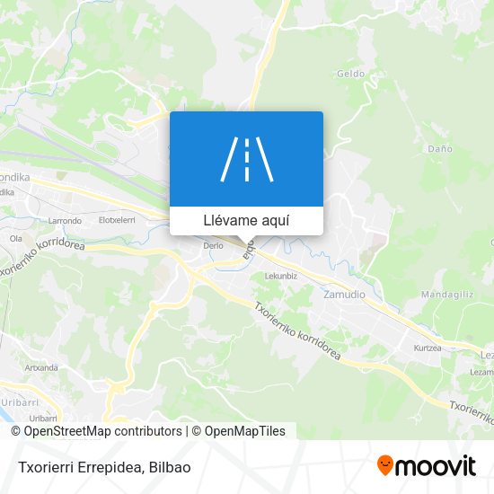 Mapa Txorierri Errepidea