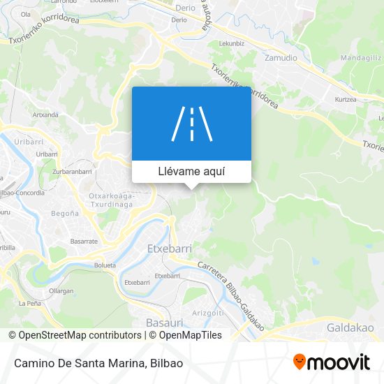 Mapa Camino De Santa Marina