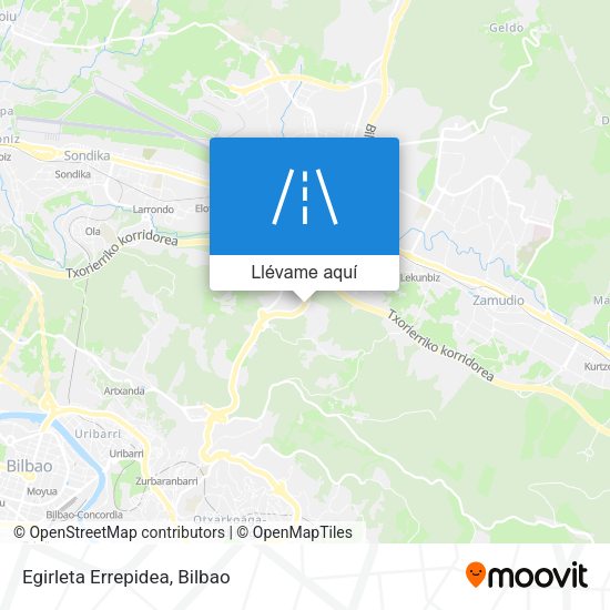 Mapa Egirleta Errepidea