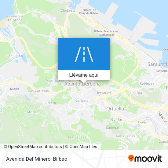 Mapa Avenida Del Minero