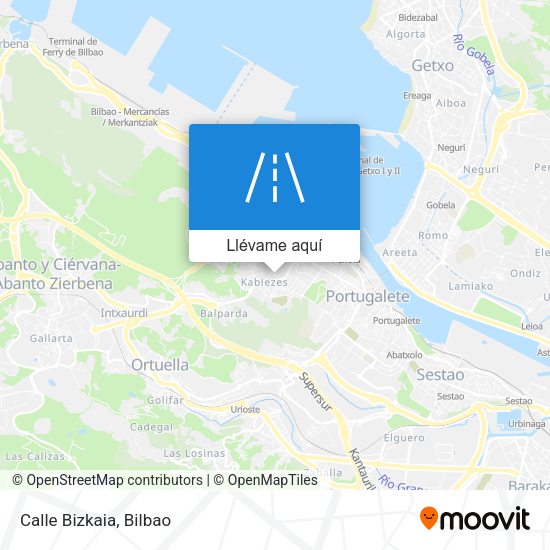 Mapa Calle Bizkaia