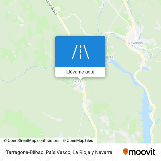 Mapa Tarragona-Bilbao