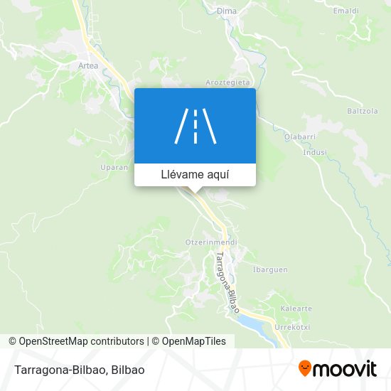 Mapa Tarragona-Bilbao