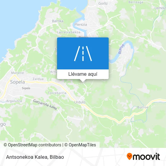 Mapa Antsonekoa Kalea