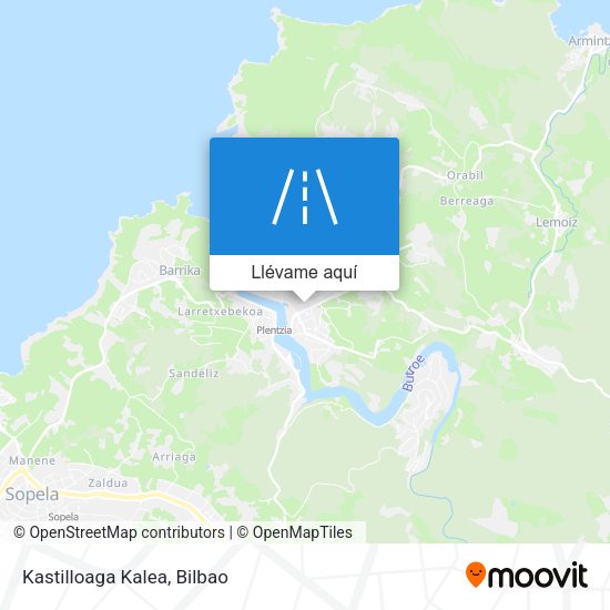 Mapa Kastilloaga Kalea