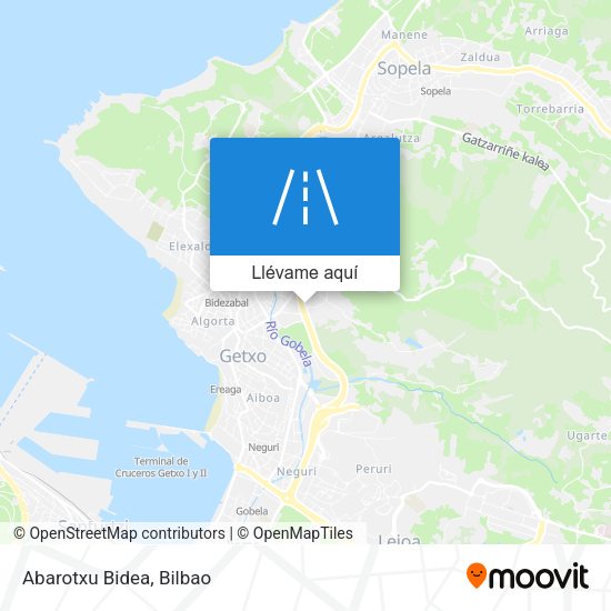 Mapa Abarotxu Bidea