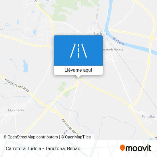 Mapa Carretera Tudela - Tarazona