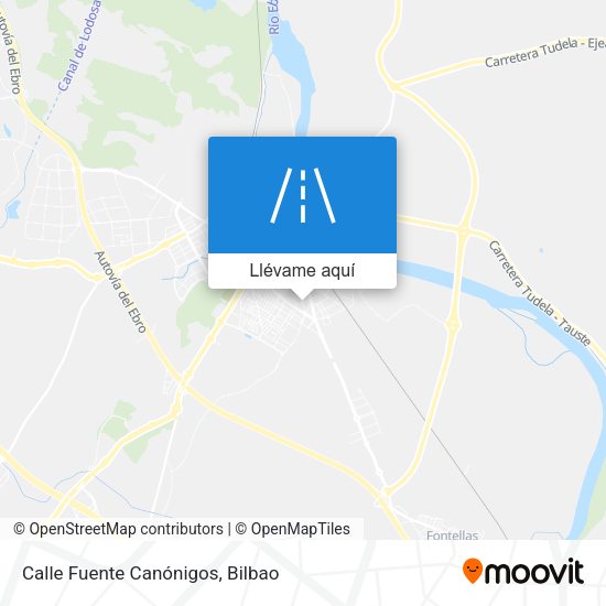 Mapa Calle Fuente Canónigos