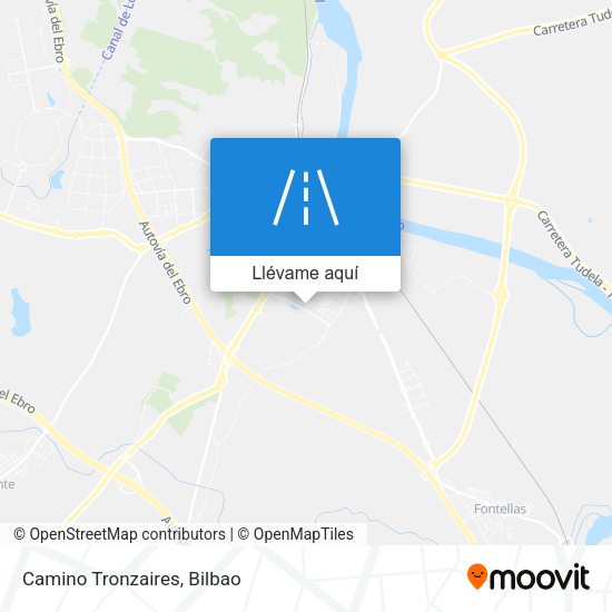 Mapa Camino Tronzaires