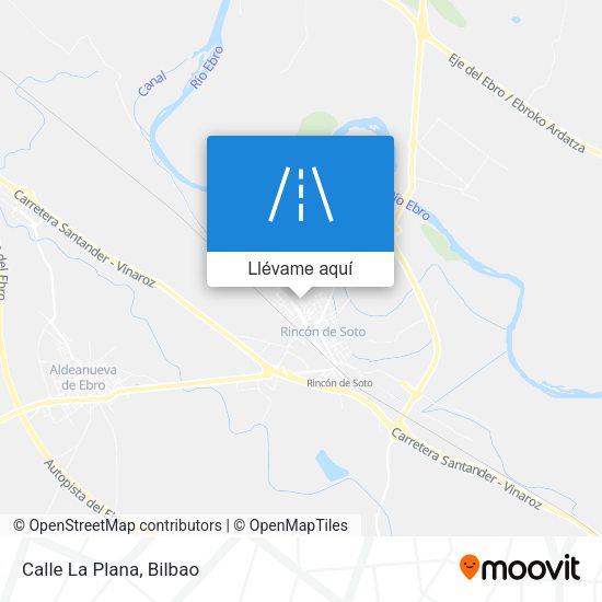 Mapa Calle La Plana